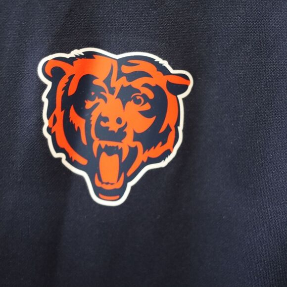 Chicago Bears NFL Team Apparel Navy 1/4 Zip Pullover Fan Gear Small - Picture 5 of 12